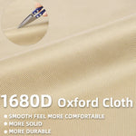 Load image into Gallery viewer, Close-up of durable 1680D oxford cloth fabric, smooth, solid, and comfortable, used for large dog harnesses.
