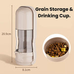 Load image into Gallery viewer, 2-in-1 Pet Travel Feeder – Foldable Food &amp; Water Cup Ather Craft LLC
