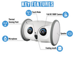 Load image into Gallery viewer, Smart Owl Pet Toy – Camera + Snack Dispenser Robot Ather Craft LLC

