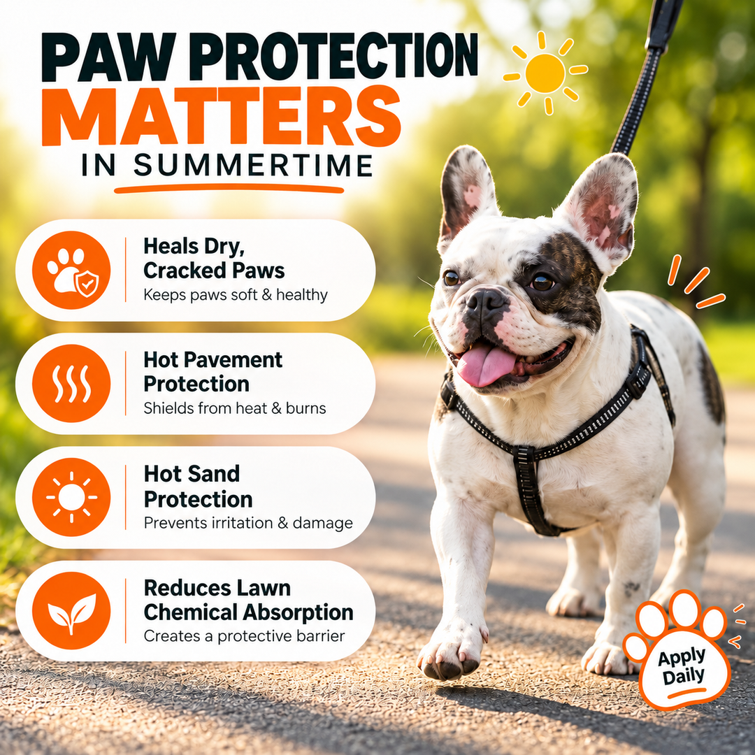 Lick-Safe Dog Paw Balm | Hot Pavement & Sand Protection