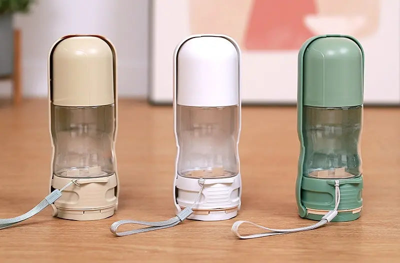2-in-1 Pet Travel Feeder – Foldable Food & Water Cup Ather Craft LLC