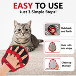 Load image into Gallery viewer, Pet Hair Remover Glove for Dogs &amp; Cats, Electrostatic Reusable Grooming Glove, 5 Finger Deshedding Brush, Dog &amp; Cat Hair Remover Tool for Furniture, Couch, Carpet, Car Seat &amp; Clothes