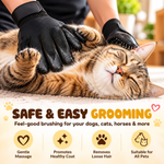 Load image into Gallery viewer, Pet Grooming Glove for Dogs, Cats – Massage, Shedding &amp; Hair Removal Glove, Bath &amp; Grooming Brush, Lightweight &amp; Flexible