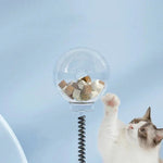 Load image into Gallery viewer, Cat Toy &amp; Feeder Set – Turntable Ball + Self-Entertaining Play Kit Ather Craft LLC
