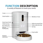 Load image into Gallery viewer, 3L Smart Wi-Fi Pet Feeder – Auto Cat &amp; Dog Food Dispenser Ather Craft LLC
