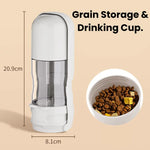 Load image into Gallery viewer, 2-in-1 Pet Travel Feeder – Foldable Food &amp; Water Cup Ather Craft LLC
