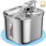Load image into Gallery viewer, POT N PET™ Wireless Induction Stainless Steel Pet Water Dispenser – Automatic Smart Water Fountain for Cats &amp; Dogs