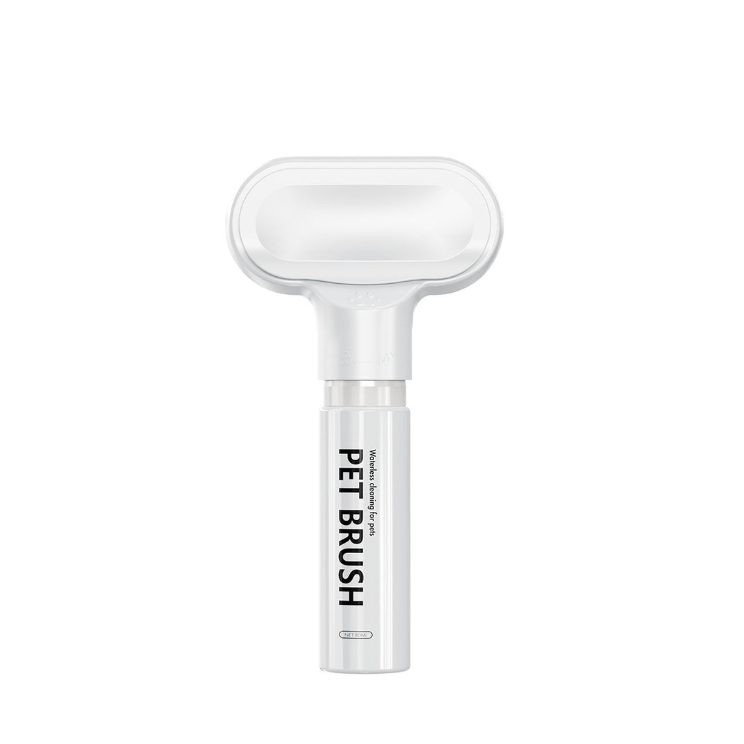 White pet disposable foam lint brush for easy fur removal and grooming of dogs and cats