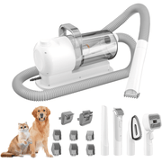 All-in-One Pet Hair Trimmer & Vacuum – Grooming Set for Dogs & Cats Ather Craft LLC