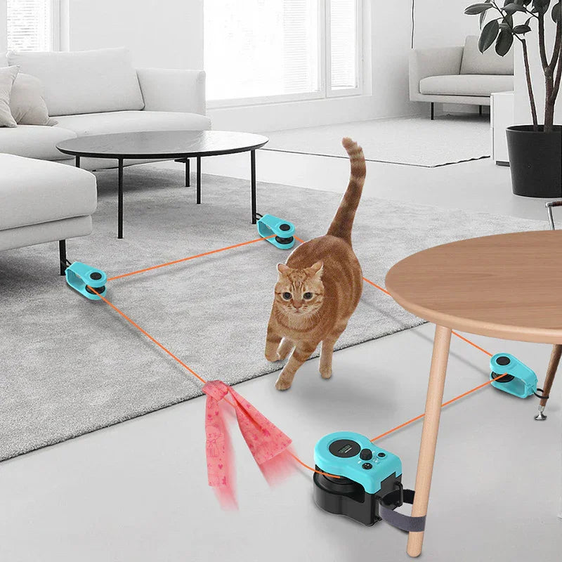 Interactive Cat Treadmill Toy – Adjustable Speed & Chase Game Ather Craft LLC
