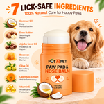 Load image into Gallery viewer, Dog paw pads being moisturized with natural paw balm