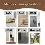 Load image into Gallery viewer, Collage of scenarios showing a product's application on sofa, bed, wall, door, corner, and ground.