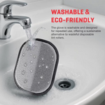 Load image into Gallery viewer, Pet hair remover glove by POT N PET under running water in a white sink.