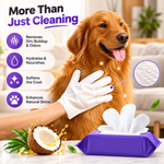 Load image into Gallery viewer, Rinse-free pet wipes for quick dog and cat cleanup