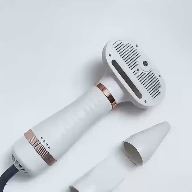 Pet Air Dryer with Hot Spray – Fast Quiet Grooming Blower for Dogs and Cats | PotnPet