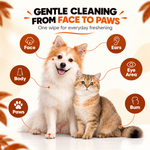Load image into Gallery viewer, Dog butt wipes and potty cleanup, daily hygiene wipes for pets